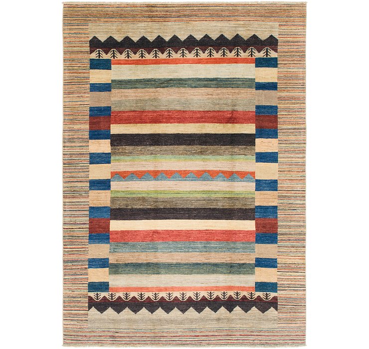 6' 5 x 9' 7 Modern Ziegler Rug
