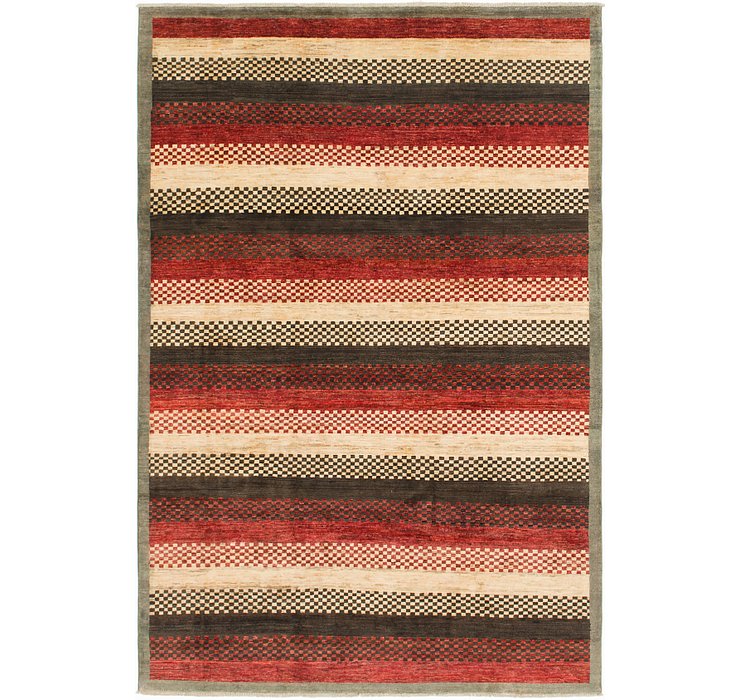 6' 5 x 9' 8 Modern Ziegler Rug