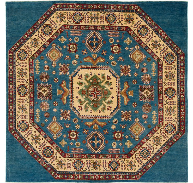 7' 10 x 7' 10 Kazak Square Rug