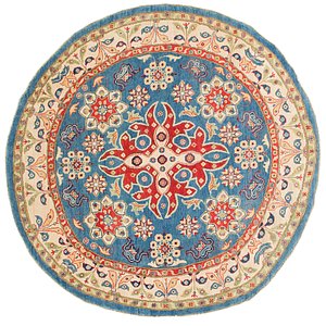 HandKnotted 6' 6 x 6' 8 Kazak Round Rug