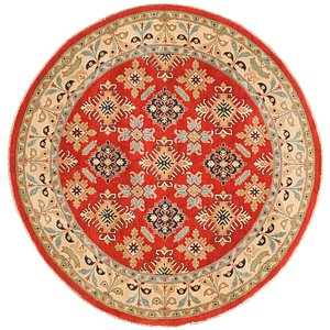 HandKnotted 6' 3 x 6' 5 Kazak Round Rug