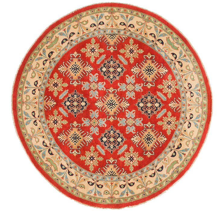 6' 3 x 6' 5 Kazak Round Rug