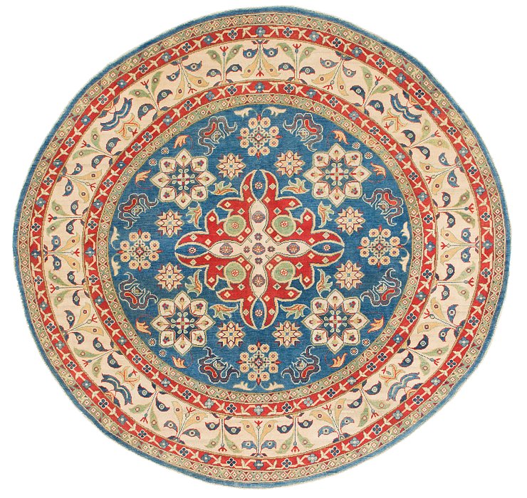 7' 6 x 7' 9 Kazak Round Rug