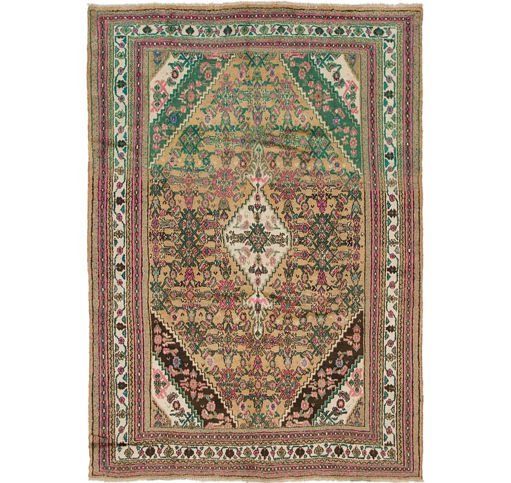 6' 10 x 9' 9 Hamedan Persian Rug