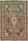 6' 10 x 9' 9 Hamedan Persian Rug thumbnail