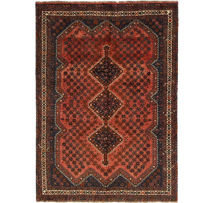 6' 4 x 8' 9 Shiraz Persian Rug