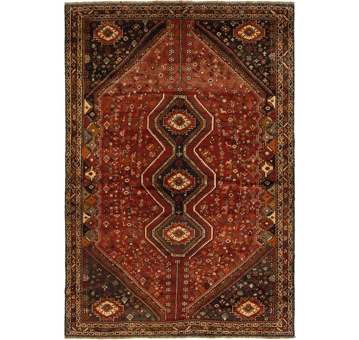 7' 4 x 10' 5 Shiraz Persian Rug
