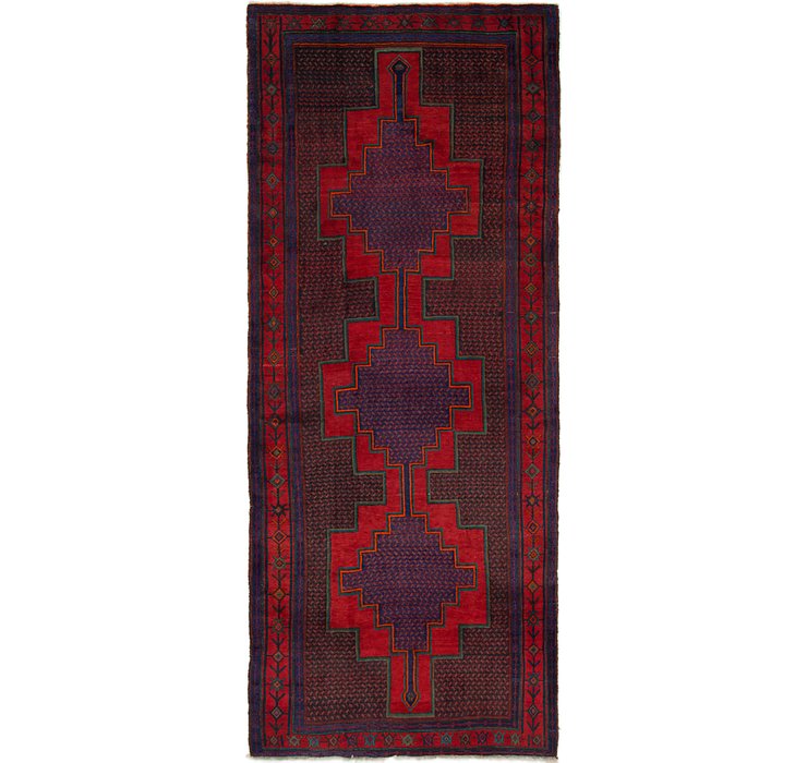 5' x 12' 6 Sanandaj Persian Runner...