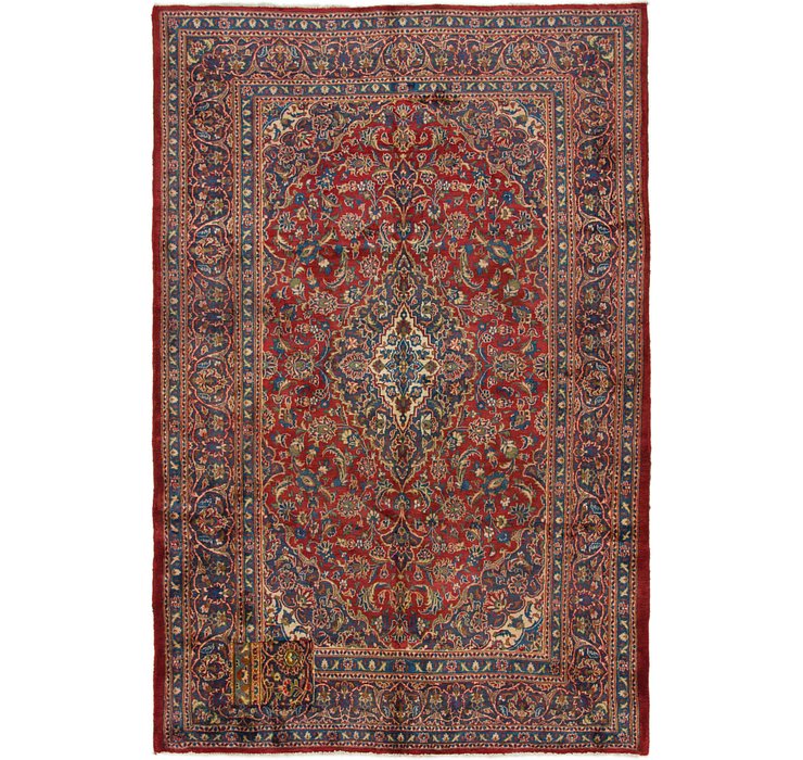 6' 5 x 9' 7 Mashad Persian Rug