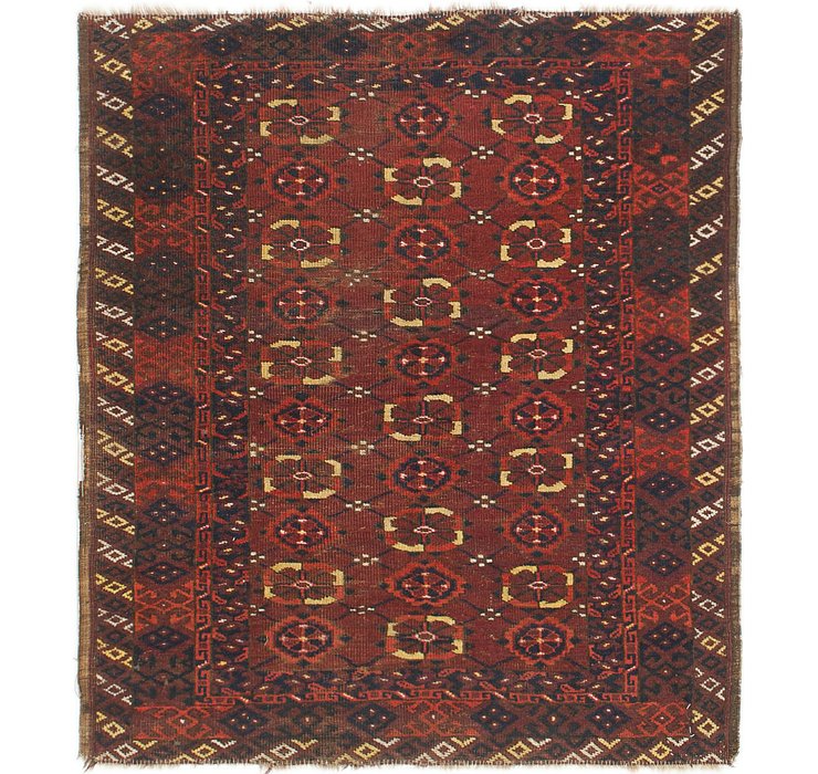 HandKnotted 2' 6 x 4' Balouch Persian Rug