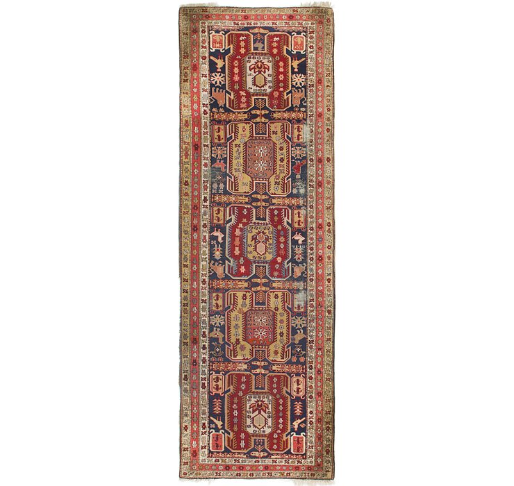 3' 5 x 10' 4 Ardabil Persian Runner ...