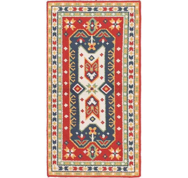 HandKnotted 3' x 6' Moroccan Rug
