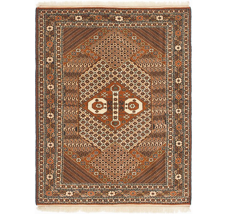 4' 3 x 5' 6 Yalameh Persian Rug
