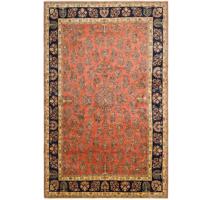 12' 9 x 20' 7 Sarough Persian Rug