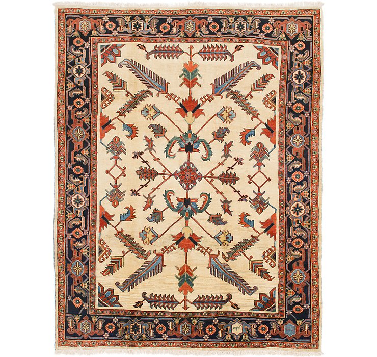 8' 5 x 11' Heriz Persian Rug