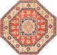 6' 3 x 6' 6 Kazak Octagon Rug thumbnail image 1