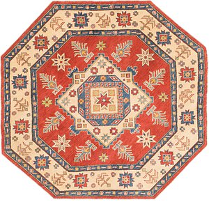 Unique Loom 6' 4 x 6' 5 Kazak Octagon Rug