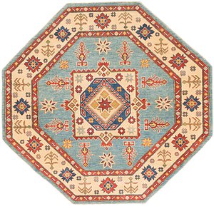 Unique Loom 6' 4 x 6' 6 Kazak Octagon Rug
