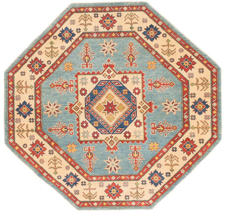 6' 4 x 6' 6 Kazak Octagon Rug