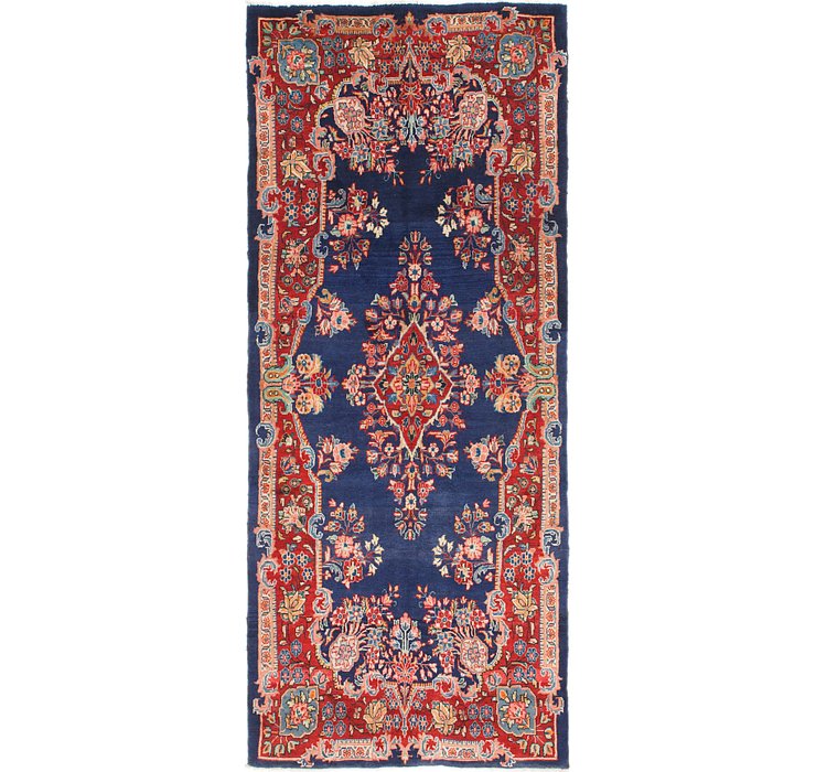 4' 2 x 10' 4 Mahal Persian Runner Rug