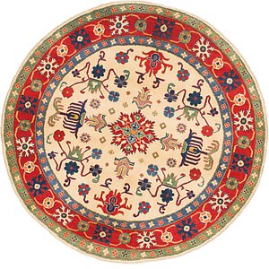 6' 5 x 6' 6 Kazak Round Rug