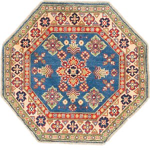 Unique Loom 3' x 3' Kazak Octagon Rug