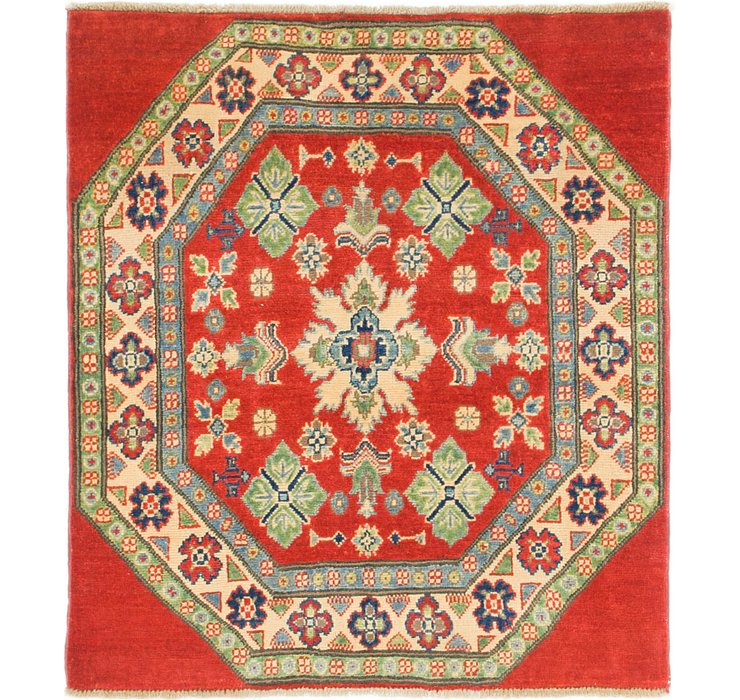 3' 2 x 3' 8 Kazak Square Rug