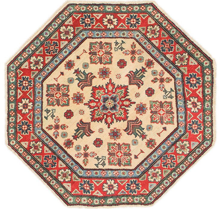 HandKnotted 3' 3 x 3' 4 Kazak Octagon Rug