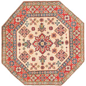 Unique Loom 3' 3 x 3' 4 Kazak Octagon Rug