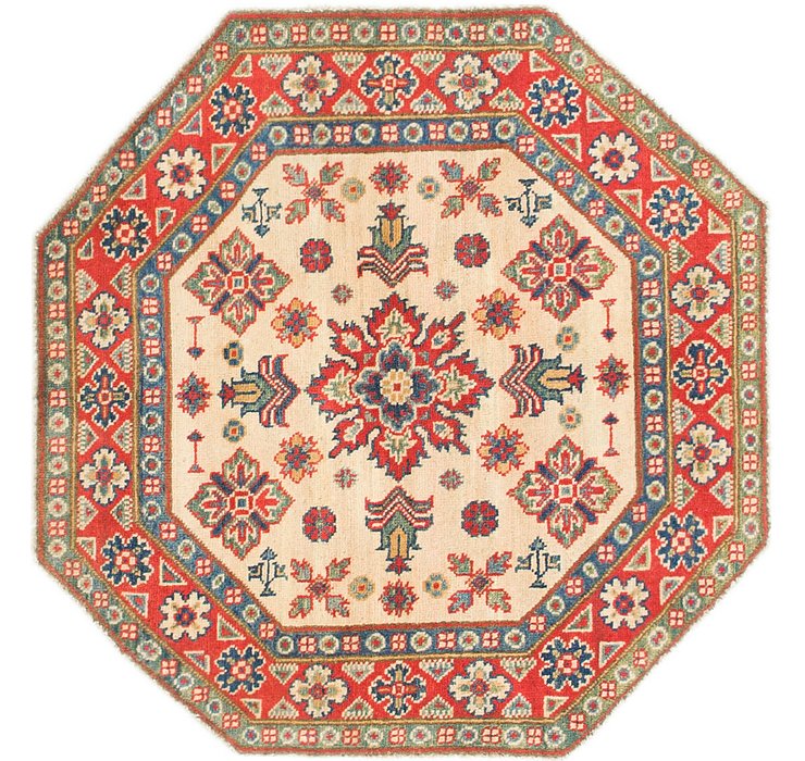 HandKnotted 3' 3 x 3' 4 Kazak Octagon Rug