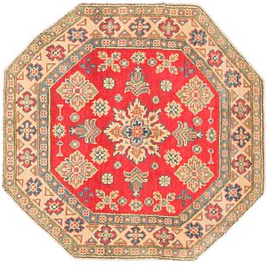 Unique Loom 3' 2 x 3' 2 Kazak Octagon Rug