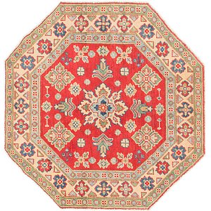 Unique Loom 3' 3 x 3' 4 Kazak Octagon Rug