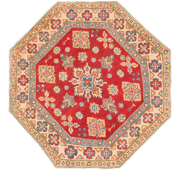 3' x 3' 2 Kazak Octagon Rug