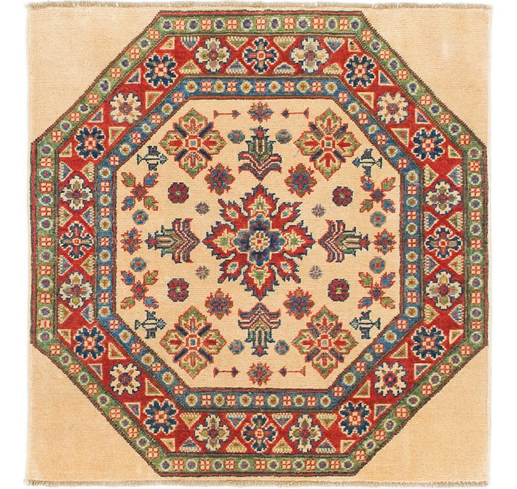 3' 2 x 3' 3 Kazak Square Rug