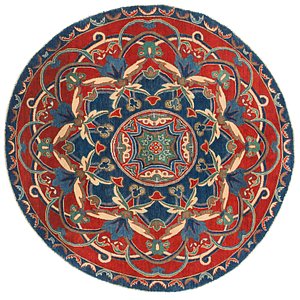 6' 6 x 6' 8 Kazak Round Rug