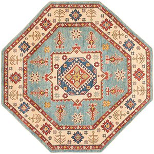 Unique Loom 6' 4 x 6' 6 Kazak Octagon Rug