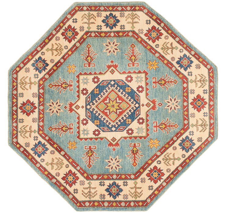 6' 4 x 6' 6 Kazak Octagon Rug