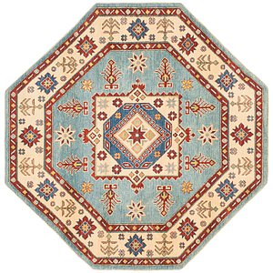 Unique Loom 6' 4 x 6' 6 Kazak Octagon Rug