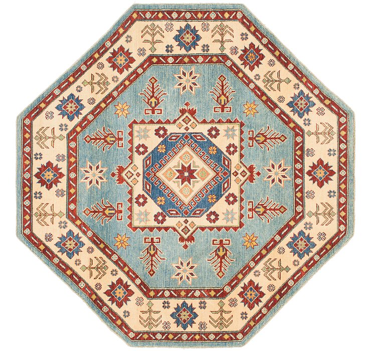 6' 4 x 6' 6 Kazak Octagon Rug