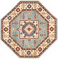 193cm x 198cm Kazak Octagon Rug thumbnail image 1