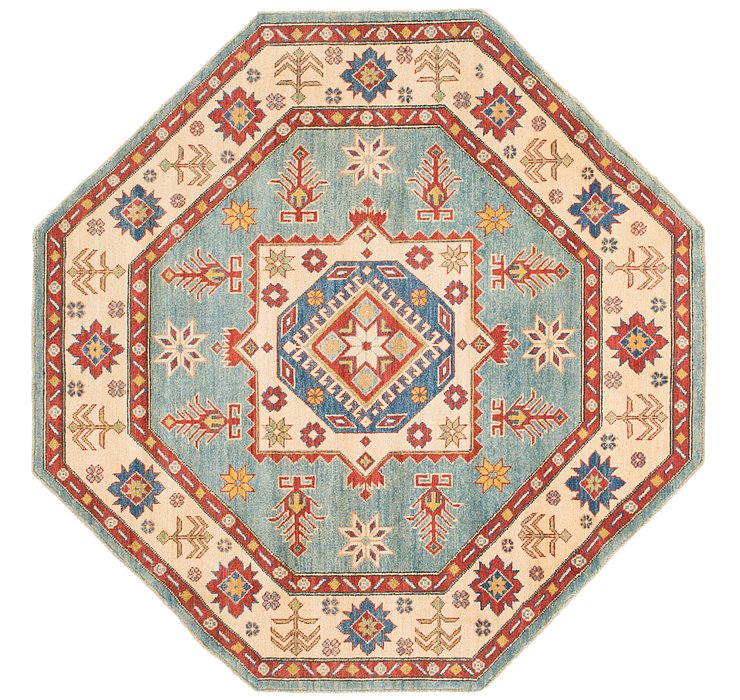 6' 4 x 6' 5 Kazak Octagon Rug