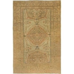 4' 2 x 6' 5 Mashad Persian Rug