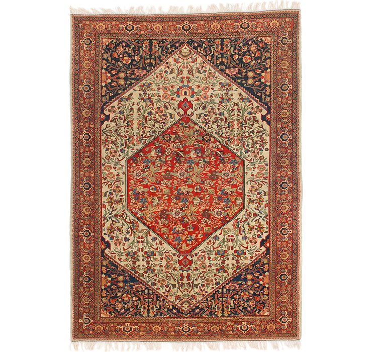 4' 5 x 6' 4 Ghoochan Persian Rug