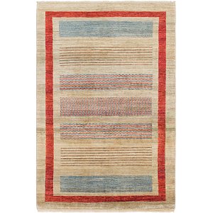 HandKnotted 4' 7 x 6' 10 Modern Ziegler Rug
