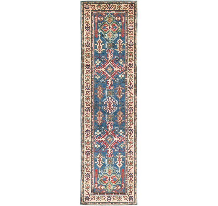 2' 7 x 9' 9 Kazak Runner Rug