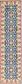 80cm x 305cm Kazak Runner Rug thumbnail image 1