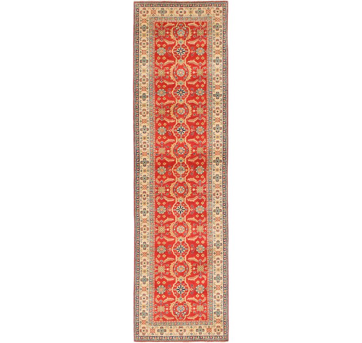 2' 9 x 10' Kazak Runner Rug
