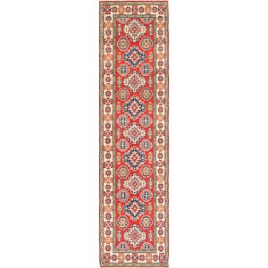 2' 7 x 10' Kazak Runner Rug