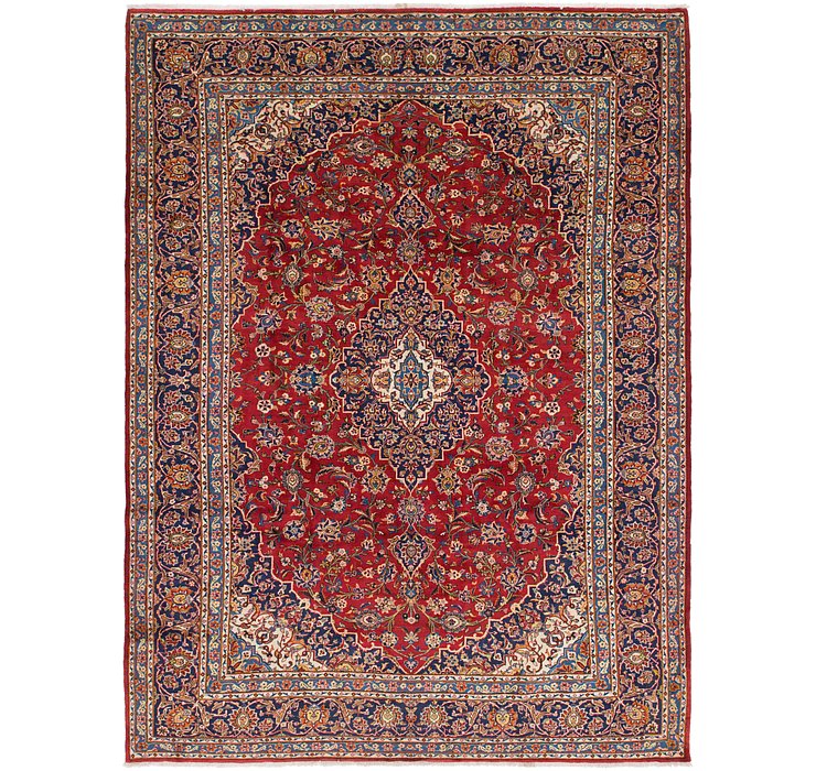 9' 9 x 13' Kashan Persian Rug