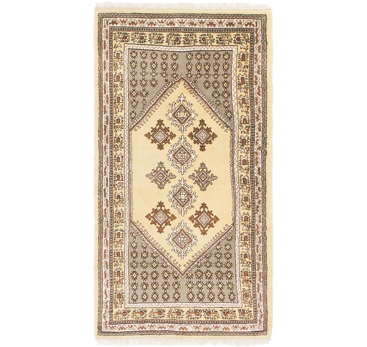 2' 4 x 4' 5 Moroccan Rug